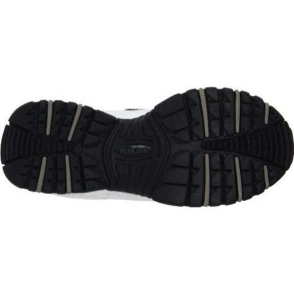 Skechers Men's Energy Afterburn Lace-up Sneaker White/Navy Size 10.5 NEW - Picture 9 of 11